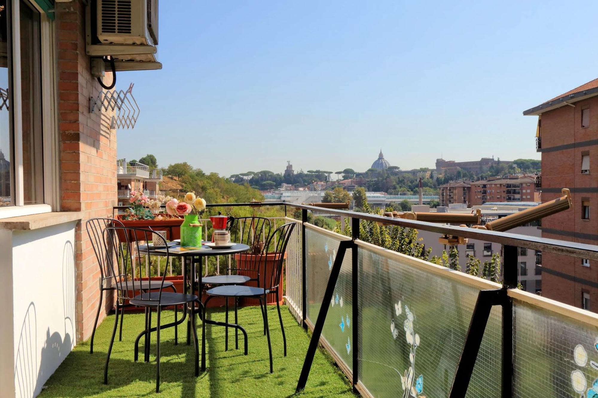 Vatican View Viale Di Valle Aurelia Rom Exterior foto